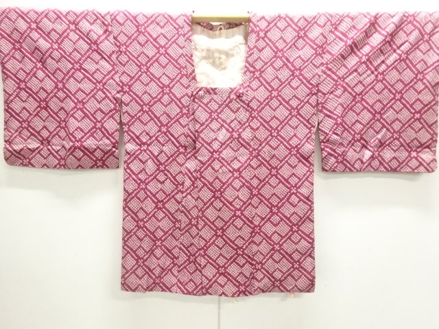 JAPANESE KIMONO / MICHIYUKI COAT / SHIBORI / RHOMBUS